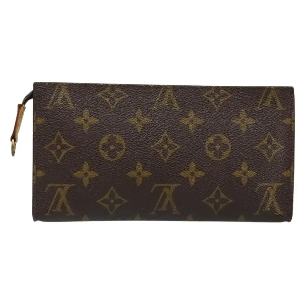 Louis Vuitton Monogram Bucket GM Accessory Pouch Brown